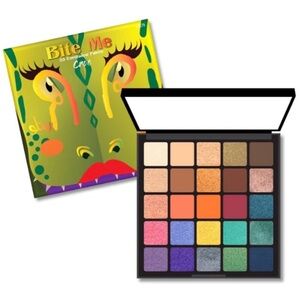 Rude Cosmetics 25 Eyeshadow Palette "Bite Me Croc" NEW in Sealed Box